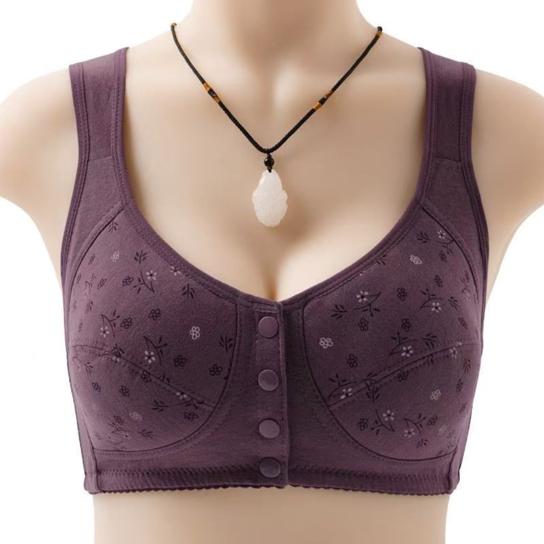 Full Coverage Front Button Bra - Image 5
